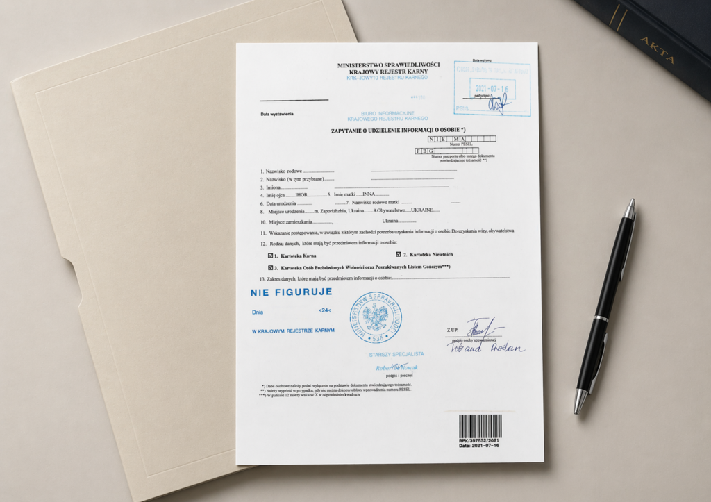 zaświadczenie o niekaralności z Apostille, zatarcie skazania, wykreślenie skazania z KRK, IRCC Polska zaświadczenie, PCC bez PESEL, Krajowy Rejestr Karny dla cudzoziemców, Poland PCC Kanada.