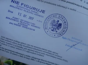 A Police Clearance Certificate (also known as a Criminal Record Certificate or Zaświadczenie o Niekaralności) is an official document issued in Poland that confirms whether an individual has a criminal record. It is often required for employment, visa applications, residency permits, and other legal or administrative purposes.
