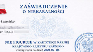 Polish Police Clearance Certificate for Foreigners Living Abroad