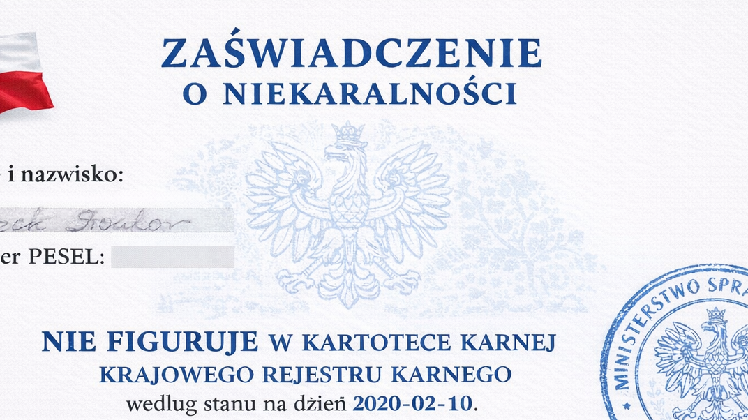 Polish Police Clearance Certificate for Foreigners Living Abroad