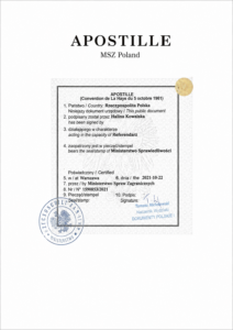 Professional Apostille & Document Legalization Support We provide professional Apostille and document legalization services in Poland for individuals,